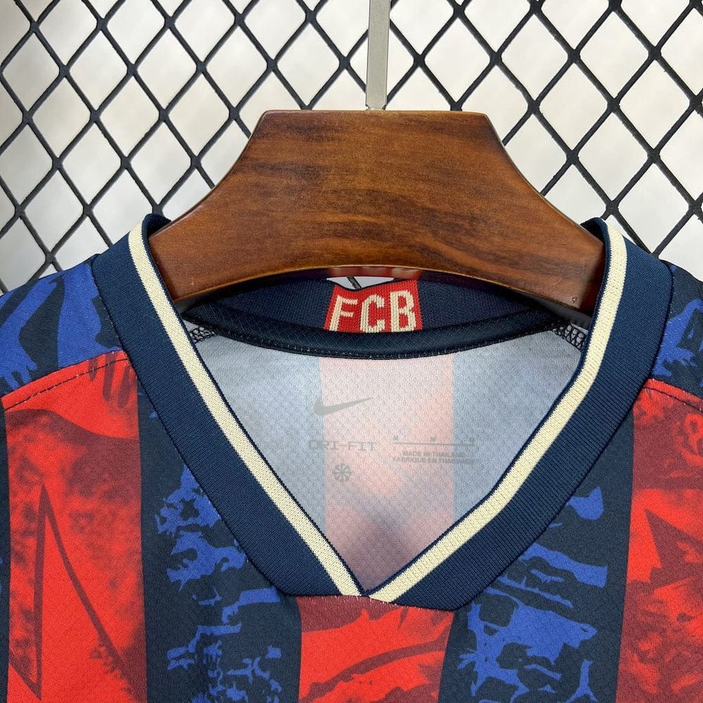 Cross-border 2526 football jerseys Barcelona special edition limited edition football uniforms are shipped one piece
