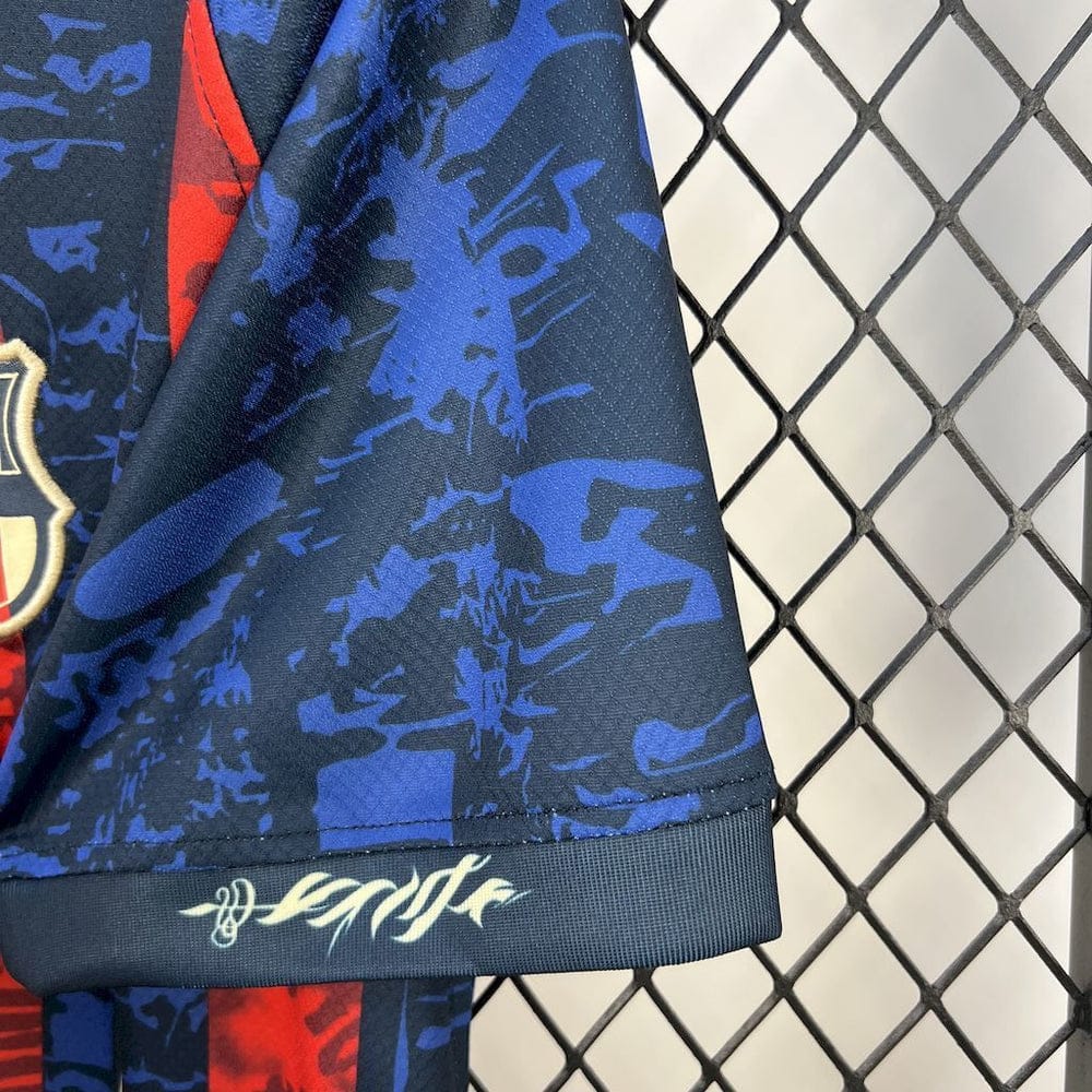 Cross-border 2526 football jerseys Barcelona special edition limited edition football uniforms are shipped one piece